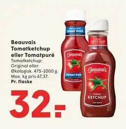 SPAR Beauvais Tomatketchup eller Tomatpuré, DKK 32 tilbud