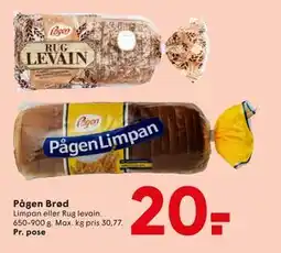 SPAR Pågen Brød, DKK 20 tilbud