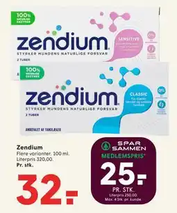 SPAR Zendium, DKK 32, App-pris tilbud