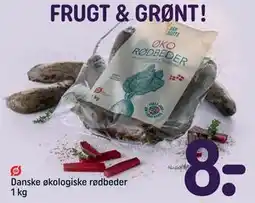 REMA 1000 Danske økologiske rødbeder 1 kg, DKK 8 tilbud