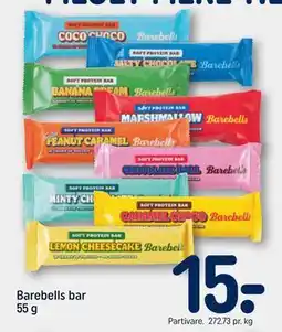 REMA 1000 Barebells bar 55 g, DKK 15 tilbud