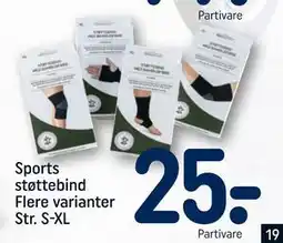 REMA 1000 Sports støttebind Flere varianter Str. S-XL, DKK 25 tilbud