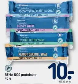 REMA 1000 REMA 1000 proteinbar 45 g, DKK 10 tilbud