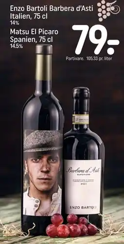 REMA 1000 Matsu El Picaro Spanien, 75 cl, DKK 79 tilbud