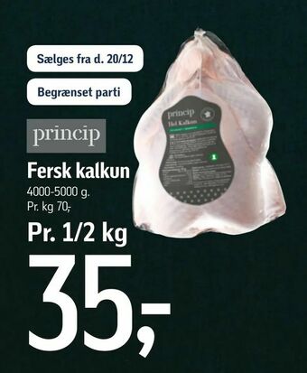 Føtex Fersk kalkun tilbud