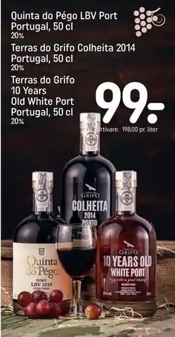 REMA 1000 Quinta do Pégo LBV Port Portugal, 50 cl, DKK 99 tilbud