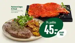 Min Købmand Marineret Angus XL Steak, DKK 45 tilbud