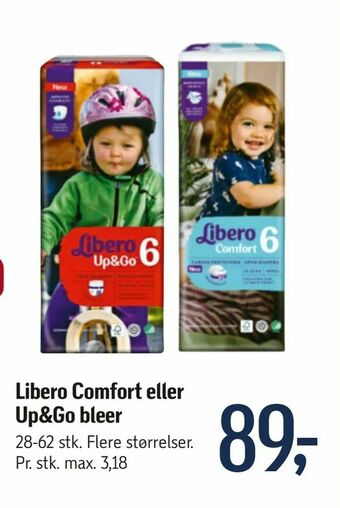Føtex Libero Comfort eller Up&Go bleer tilbud