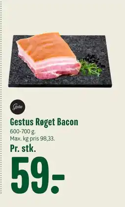 Min Købmand Gestus Røget Bacon, DKK 59 tilbud