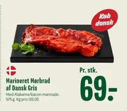 Min Købmand Marineret Mørbrad af Dansk Gris, DKK 69 tilbud