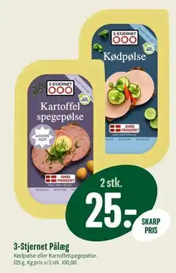 Min Købmand 3-Stjernet Pålæg, DKK 25 tilbud