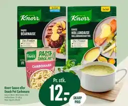 Min Købmand Knorr Sauce eller Snack Pot Carbonara, DKK 12 tilbud