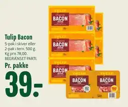 Min Købmand Tulip Bacon, DKK 39 tilbud