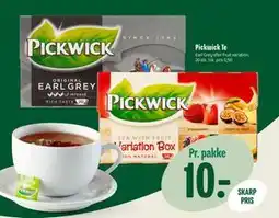 Min Købmand Pickwick Te, DKK 10 tilbud