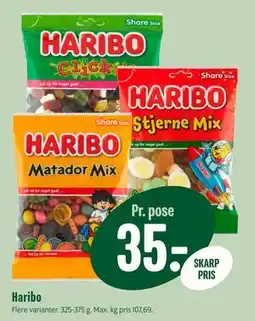 Min Købmand Haribo, DKK 35 tilbud