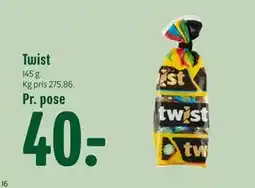Min Købmand Twist, DKK 40 tilbud