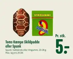 Min Købmand Toms Kæmpe Skildpadde eller Spunk, DKK 5 tilbud