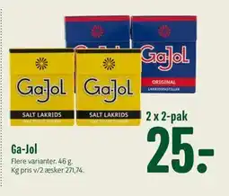Min Købmand Ga-Jol, DKK 25 tilbud