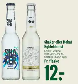 Min Købmand Shaker eller Mokaï Hyldeblomst, DKK 12 tilbud
