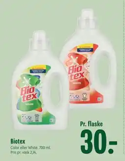 Min Købmand Biotex, DKK 30 tilbud