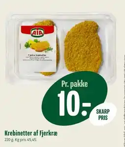 Min Købmand Krebinetter af Fjerkræ, DKK 10 tilbud