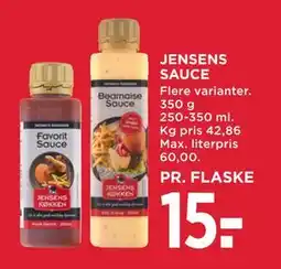 MENY JENSENS SAUCE, DKK 15 tilbud