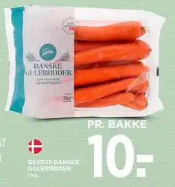 MENY GESTUS DANSKE GULERØDDER, DKK 10 tilbud