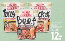 MENY NISSIN KOPNUDLER ELLER BEAUVAIS SNACK CUP, DKK 12 tilbud