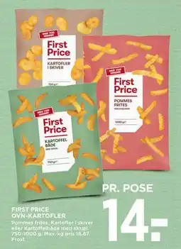 MENY FIRST PRICE OVN-KARTOFLER, DKK 14 tilbud