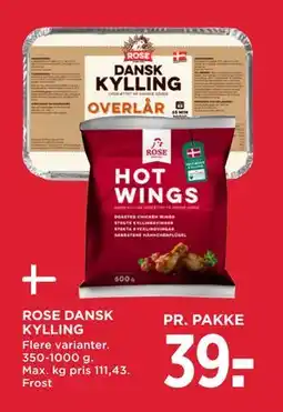 MENY ROSE DANSK KYLLING, DKK 39 tilbud