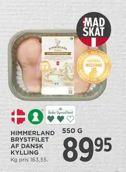 MENY HIMMERLAND BRYSTFILET AF DANSK KYLLING, DKK 89.95 tilbud