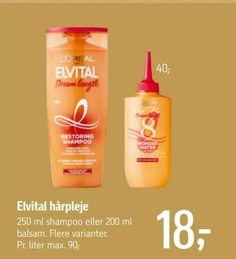 Føtex Elvital hårpleje tilbud
