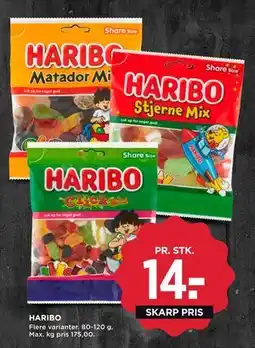 MENY HARIBO, DKK 14 tilbud