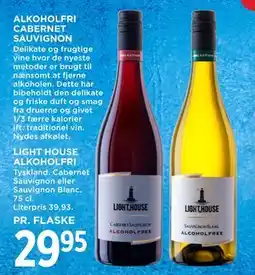MENY ALKOHOLFRI CABERNET SAUVIGNON, LIGHT HOUSE ALKOHOLFRI, DKK 29.95 tilbud