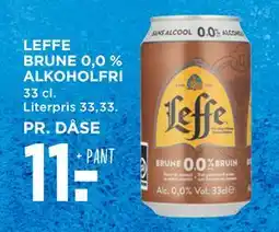 MENY LEFFE BRUNE 0,0 % ALKOHOLFRI, DKK 11 tilbud