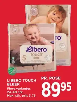 MENY LIBERO TOUCH BLEER, DKK 89.95 tilbud