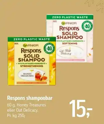 Føtex Respons shampoobar tilbud