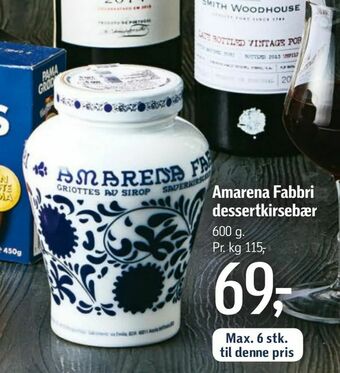 Føtex Amarena Fabbri dessertkirsebær tilbud