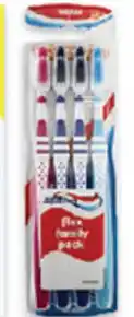 ABC Lavpris AQUAFRESH Tandbørster, 4-pak tilbud