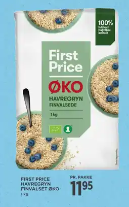 MENY FIRST PRICE Havregryn finvalset øko tilbud