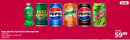 Fleggaard Pepsi, mirinda, faxe kondi el. mountain dew tilbud
