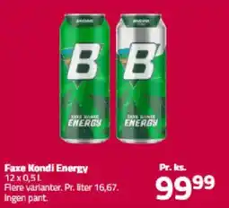Fleggaard FAXE KONDI Energy tilbud