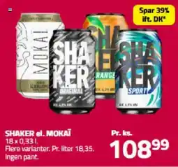 Fleggaard Shaker el. mokat tilbud