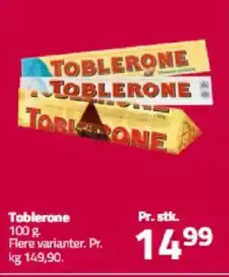 Fleggaard Toblerone tilbud