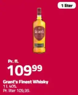 Fleggaard GRANT'S Finest whisky tilbud
