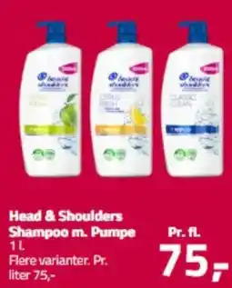 Fleggaard HEAD & SHOULDERS Shampoo m. pumpe tilbud