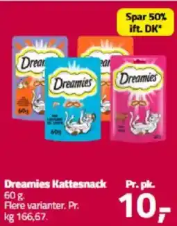 Fleggaard DREAMIES Kattesnack tilbud