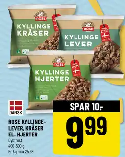 Løvbjerg ROSE Kyllinge- lever, kraser el. hjerter tilbud