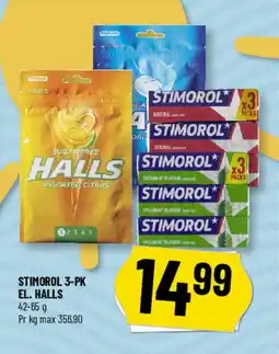 Løvbjerg Stimorol 3-pk el. halls tilbud