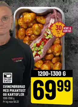 Løvbjerg Svinemørbrad med pikantost og kartofler tilbud